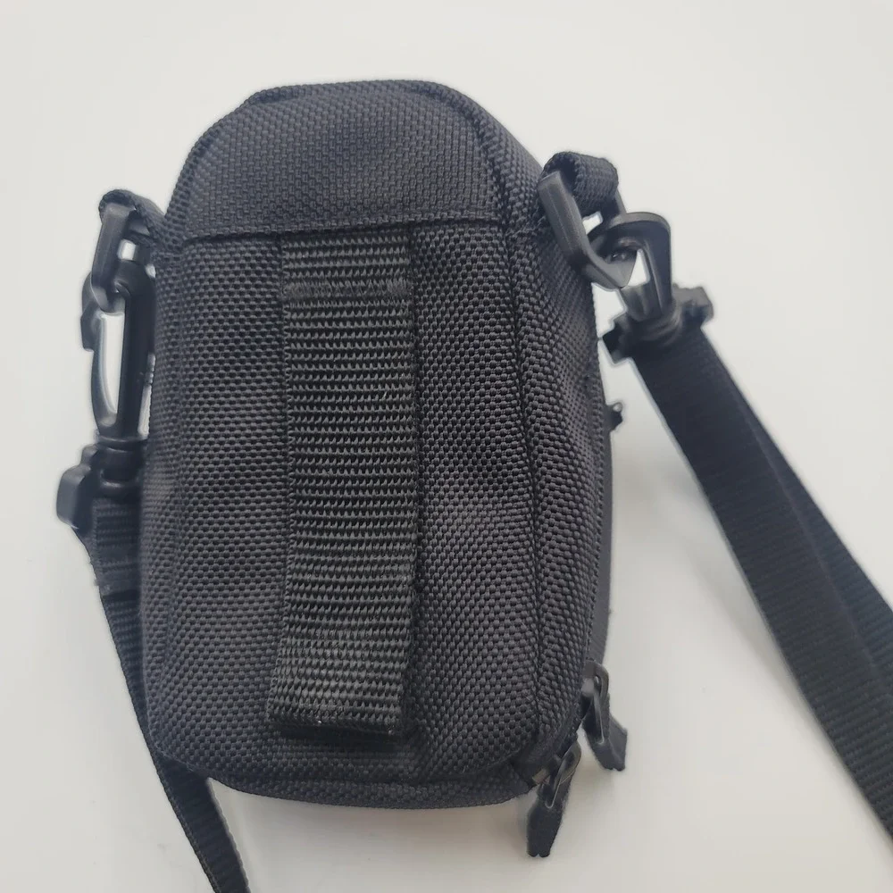 Sony Cyber-shot Camera Case Black Nylon Compact Bag with Strap and Belt Loop